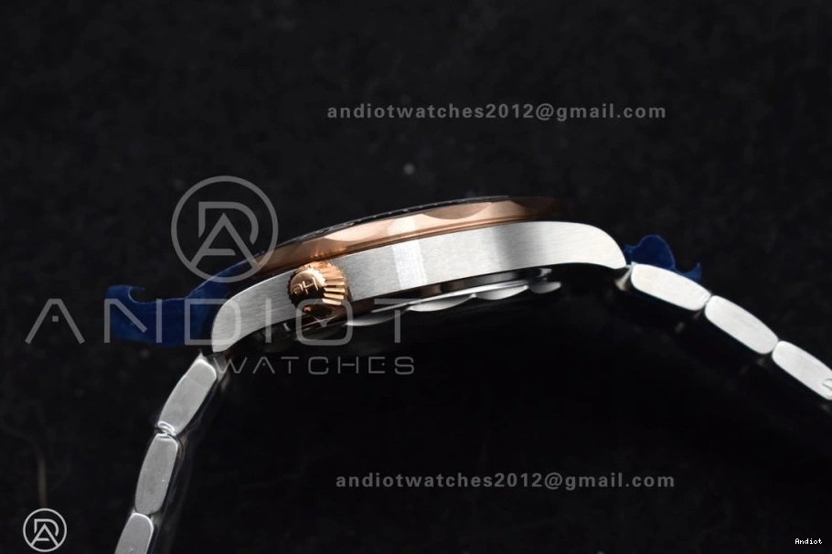 Ceramic A8800 Edition RG Seamaster Best Black SS on VSF Bracelet SS Black Diver Dial 300M 1:1 0104